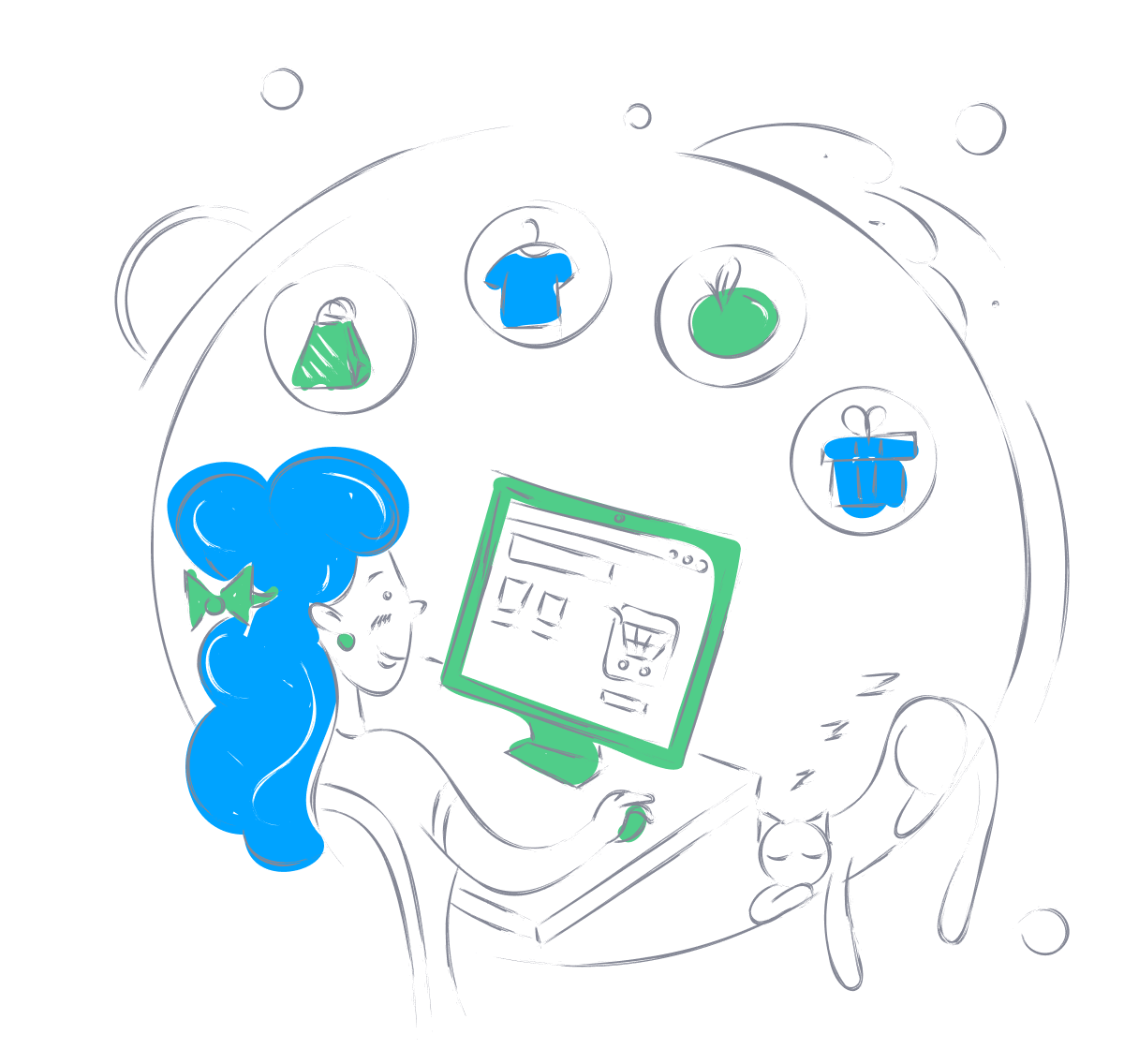 Gambar Ilustrasi Menghubungkan ke Domain